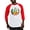 Red/White, variant on CafePress - Peru Coat Of Arms Baseball Jersey - Cotton Baseball Jersey, 3/4 Raglan Sleeve Shirt