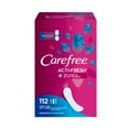 thumbnail image 1 of Carefree Acti-Fresh Long Pantiliners, Unscented, 112 Ct | 2 Packs - 224 counts total, 1 of 3