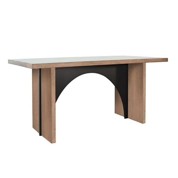 Sunny Designs Rectangular Brown Arch Counter Table
