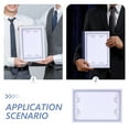 thumbnail image 3 of Masteelf 50 Pcs Paper Honor Certificate Inner Page Office Student 29.70X21.00X0.05CM Blue, 3 of 8