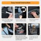 thumbnail image 5 of Asiento de coche para perros, bolsa de transporte para asientos de coche para perros pequeños, medianos y grandes, asiento trasero o delantero, cojín impermeable, malla transpirable, 5 of 5