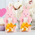 thumbnail image 5 of Easter Rabbit Cellophane Bags with Pink Bunny Greeting Cards Easter Goodie Bags Self Adhesive Clear Candy Cookie Poly Gift Bags with Transparent Stickers for Party Favor, 5 of 7