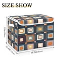 thumbnail image 5 of Yayeee Collapsible Cube Storage Bin with Lid Fabric Closet Decorative Basket with Handles, Square Harmony, 5 of 7