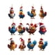 thumbnail image 2 of Adornos navideños de pollo, colgantes para árbol, accesorios, manualidades, llaveros creativos Estilo A, 2 of 9