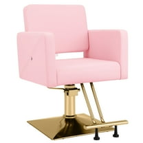 Artist Hand Hydraulic Salon Barber Chair Hair Styling (Pink&Gold)