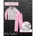 thumbnail image 2 of Baby Phat Girls Sweatsuit Set Soft Fleece Zip up Girls Hoodie Sweatshirt & Jogger Sweatpants 2 Piece, 2 of 7