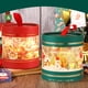 thumbnail image 5 of 2 cajas de regalo navideñas, cubos para acurrucarse para Navidad, caja de frutas, se puede ver la caja de manzana con LED para manualidades de fiesta, decoración navideña, decoración, 5 of 6