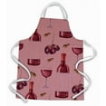 thumbnail image 1 of Carolines Treasures BB5195APRON Red Wine on Linen Apron, 1 of 4