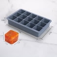 thumbnail image 5 of 2 Tbsp Silicone Freezer Molds - Perfect for Storing Garlic, Ginger, Pesto, Tomato Paste, Lemon Juice, Purees and More - Silicone Food Freezer Tray(Blue 2 Pack), 5 of 6