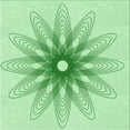 thumbnail image 1 of Ahgly Company Machine Washable Indoor Square Transitional Mint Green Area Rugs, 5' Square, 1 of 7