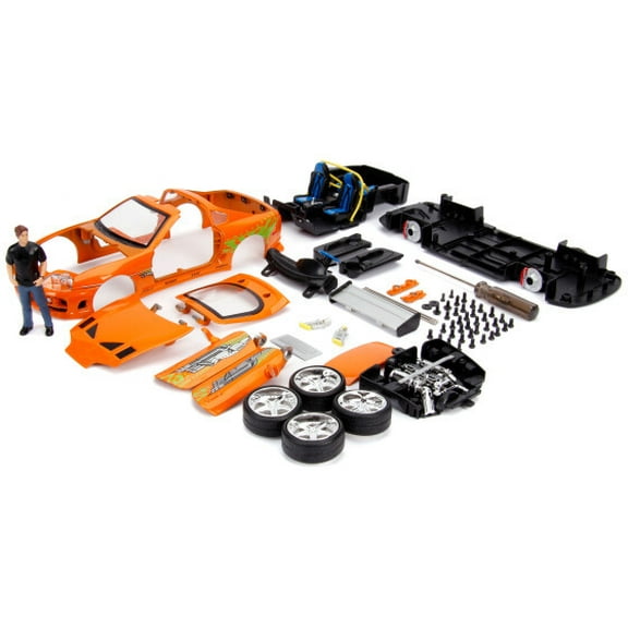 Jada Toys - 1:24 Fast & Furious 1 - Brian's Toyota Supra Build N Collect w/ Brian Figure