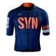 thumbnail image 4 of Maillot de ciclismo BIEHLER SYNDICATE para hombre, manga corta, color negro y rosa, ligero y transpirable, maillot de ciclismo profesional, 4 of 5