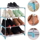 thumbnail image 4 of Zapatero apilable de 4 niveles, ligero, ideal para entrada, pasillo y armario (azul), 4 of 5