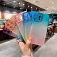 thumbnail image 6 of Compatible with iPhone 14 Pro Case, Glitter Bling Gradient Slim Soft Phone Case, Shockproof Lens Camera Protection Sparkly Shiny Case for Women Girls for iPhone 14 Pro - Pink Yellow, 6 of 6