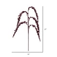 thumbnail image 2 of Vickerman 27" Artificial Burgundy Glitter Setaria Christmas Spray, 3 sprays per pack., 2 of 2