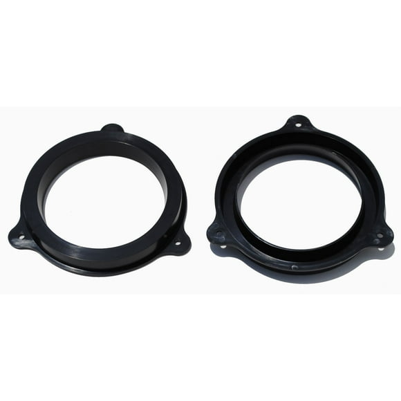 6.5 Inch (6��") Black Plastic Speaker Adapter Bracket Ring Select Models Compatible with Nissan / Infiniti