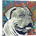 thumbnail image 1 of ARTCANVAS Dogue de Bordeaux Dog Breed Colorful Graffiti Canvas Art Print - Size: 12" x 12" (1.50" Deep), 1 of 9