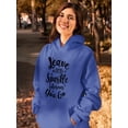 thumbnail image 2 of Leave A Little Sparkle Hoodie Women -SPIdeals Designs, Female 3X-Large, 2 of 4