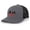 Charcoal/Black, variant on Hawkins Kids Upside Down Monster Mens Embroidered Mesh Back Trucker Hat, Black/Black