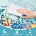 thumbnail image 5 of 2Pcs Kitchen Mats for Floor Ocean Kitchen Rugs Non Slip Washable, Sea ​​Turtle Anti Fatigue Mats for Kitchen Floor, Coral Shell Standing Floor Mats for Home/Office, 18''''x30''''+18''''x48'''', 5 of 5