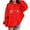 Red, variant on Girls Cute Long Sleeve Pullover Sweatshirt Soft Cozy Hoodie Kids Clothes Girls Winter Clothes for School Travel and Casual Outings