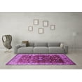 thumbnail image 3 of Ahgly Company Indoor Rectangle Oriental Purple Traditional Area Rugs, 7' x 10', 3 of 4