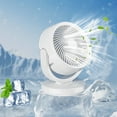 thumbnail image 1 of Xihbxyly Mini Ventilador de Escritorio, Portátil, con Alimentación Usb, Silencioso y Compacto, con Rotación de 360 Grados, Ideal para Oficina, Hogar y Viajes, Ideal para Cualquier Entorno, Diseño Fác, 1 of 7