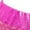 Hot Pink, variant on Alvivi Kids Girls 2 Piece Hip-Hop Dance Outfit Long Sleeve Metallic Crop Top with Shorts Streetdance Gym Dancewear Black 6
