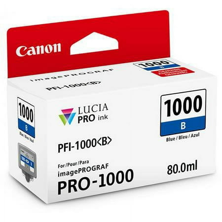 UPC: 0013803262308 | Canon PFI-1000 B LUCIA PRO Blue Ink Tank (80ml)