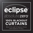 thumbnail image 3 of Eclipse Martina Medallion Absolute Zero 100% Blackout Grommet Top Single Window Panel, Blue, 40 x 95, 3 of 6