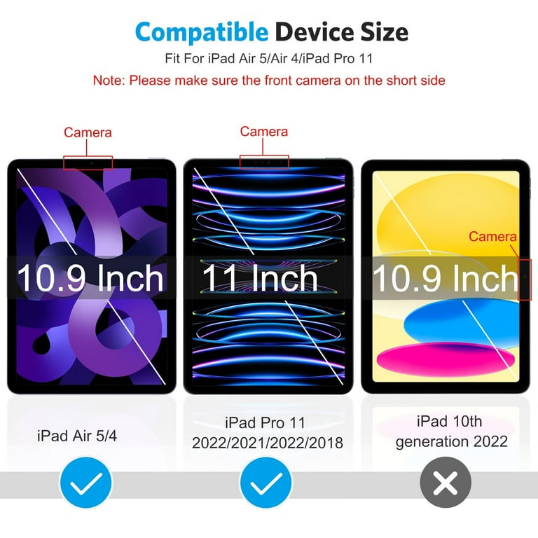 OMOTON 2-Pack Screen Protector for iPad Air 5th 4th Gen Inch