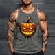 thumbnail image 1 of Camiseta sin mangas de cuello redondo para hombre, con estampado de Halloween, cuello redondo, estilo informal, deportiva, para hombre, 1 of 5
