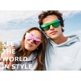 thumbnail image 2 of Gafas de Sol FEISEDY B4114 con Lente Espejado Trendy UV400 para Mujer y Hombre, 2 of 6