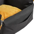 thumbnail image 2 of Waterproof Dog Car Seat Booster for Small Dogs up to 25lbs with Side Handles,Storage Pocket,Clip-On Safety Leash,and Comfortable PP Cotton Filling,Black, 2 of 6