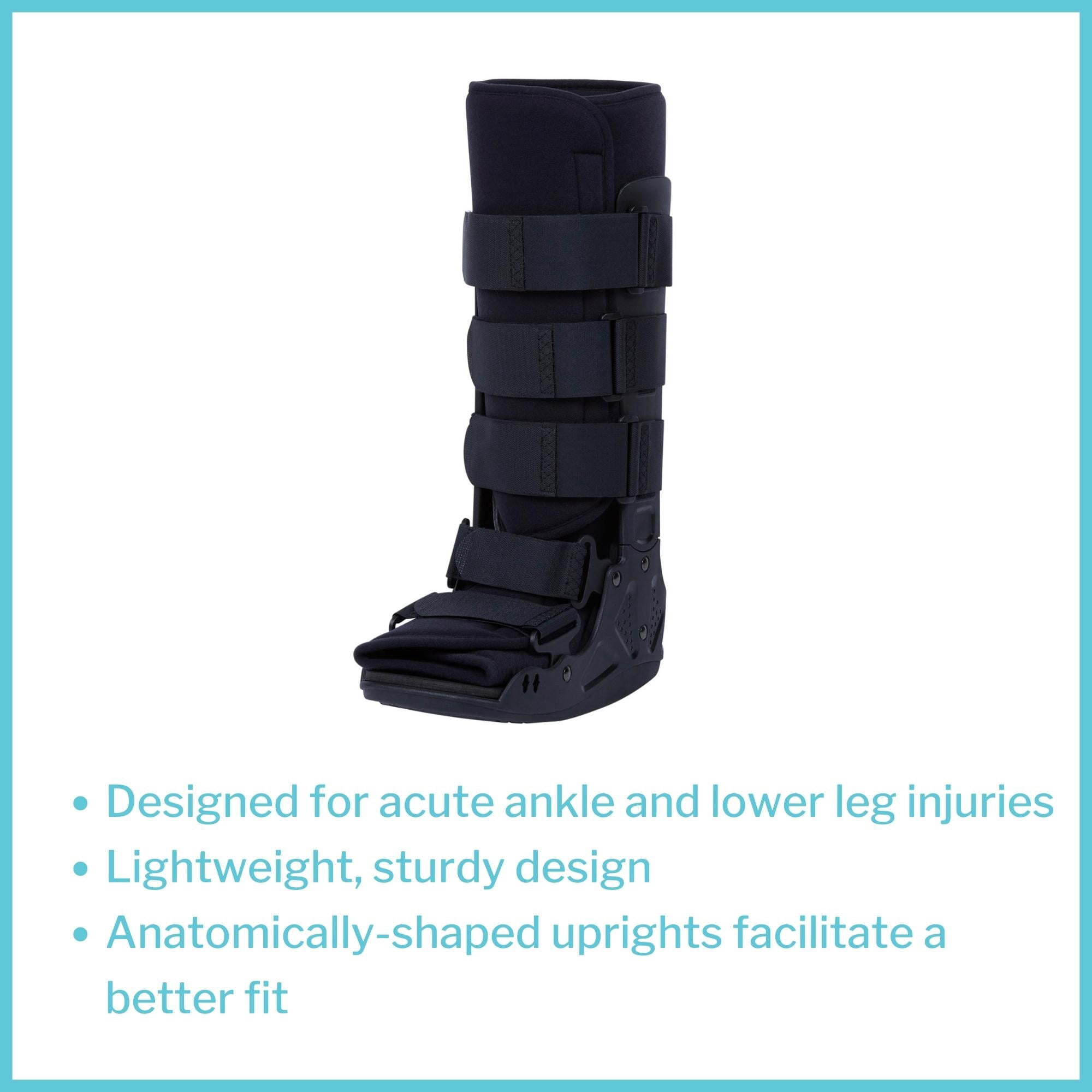 McKesson Walker Boot, Non-Air, Standard, Adult - Either Foot, Size Medium, 1 Ct