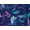Navy Multi Florals, variant on Woman Within Plus Size Petite Stretch-Cotton Knit Pull-On Printed Leggings