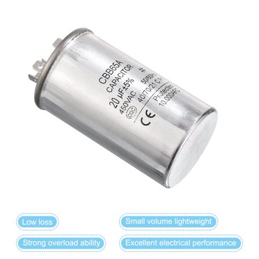 CBB60 Appliance Motor Run Capacitor Wire Lead AC 450V 50/60Hz 15uF OZ