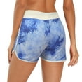 thumbnail image 4 of HDE Plus Size Tie Dye Dolphin Shorts for Women Running Workout Short Athletic Bottoms 1X, 4 of 6