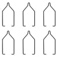 thumbnail image 1 of 6 Pcs Reptile Lamp Hanger Clips Climbing Pets Light Metal Fixing Clips, 1 of 6