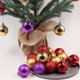 thumbnail image 3 of 24 piezas 6cm adornos de bolas de Navidad irrompibles árbol de Navidad boda, 3 of 5