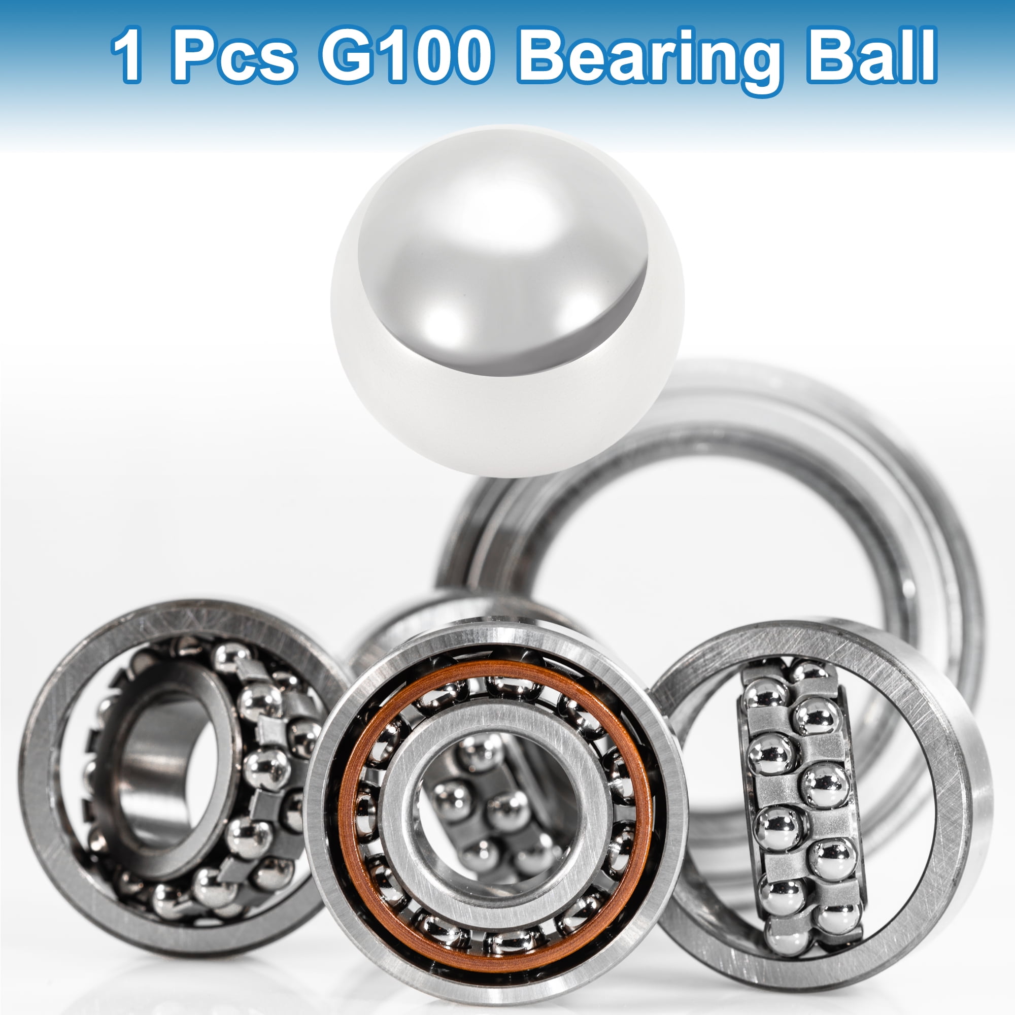 Unique Bargains 41.3mm Bearing Ball Bearing Steel G100 Precision Ball Silver Tone 1 Pc