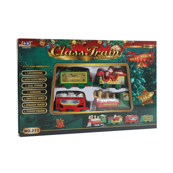 Toy Train Set Christmas Train Set Railway Tracks Battery Operated Toys S Train Gift For Kid