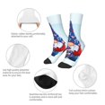 thumbnail image 3 of Fuzoiu Cute Gnomes in USA1 Print Kids Socks For Boys Girls,Grip Crew Socks with Non Slip,Lightweight Stretch Crew Socks,Toddlers Crew Boot Socks, 3 of 5