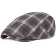 thumbnail image 5 of SikaFu Spring Summer Men Women Cap Hat Beret Vintage Plaid Ivy Newsboy Flat Cap Retro Artist Painter Men Women Sun Hat Beret Cap, 5 of 6