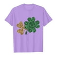 thumbnail image 4 of Shamrock Irish T-Shirts for Kids St Patricks Day Short Sleeve Casual Round Neck Soft Comfortable Spring Summer Boys and Girls Pullover Green Z12- 6-7 Years, 4 of 4
