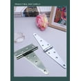 thumbnail image 5 of 12PACK 5"X2.5mm T Hinge, Heavy Duty Hinge ,GATE Hinge, Fence Hinge ZINC Plated, The Price for 12PCS, W/O Screws 8006-5inch, 5 of 6