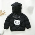 thumbnail image 4 of Landzoo Children's Padded Jacket With Panda Print Ears Matching Hooded Jacket For Boys And Girls Warm Comfy Children's Puffer Jacket, 4 of 4