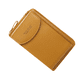 thumbnail image 2 of Cartera de cuero Bolso de hombro de cuero de PU Monedero Bolso bandolera Monedero Bolsa de almacenamiento de tarjetas de dinero, Marrón Inevent AP001028-09, 2 of 7