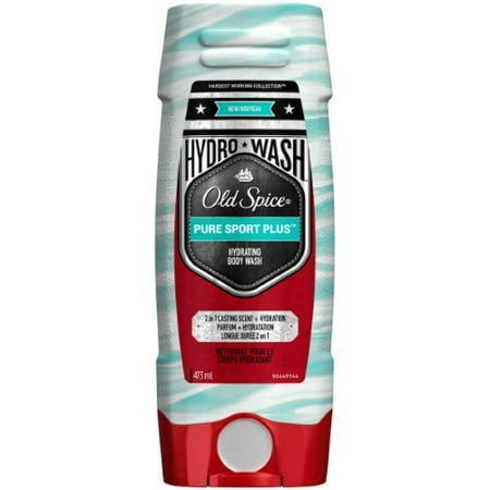 Old Spice Hydro Wash Body Wash Pure Sport Plus (Pack of 14)