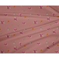 thumbnail image 4 of oneOone Tissu Lycra Polyester Feuilles et Fleurs Tissu Imprimé Floral 1 Yard 56 Inch Wide, 4 of 4